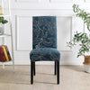 Stretchable Chair Covers, Leafy Ash - Trendize