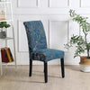 Stretchable Chair Covers, Leafy Ash - Trendize