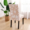 Stretchable Chair Covers, Leafy Beige - Trendize