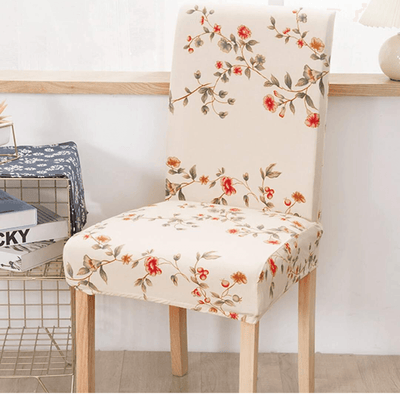 Stretchable Chair Covers, Modish Beige - Trendize
