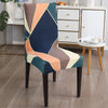 Stretchable Chair Covers, Peach Prism - Trendize