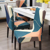 Stretchable Chair Covers, Peach Prism - Trendize