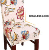 Stretchable Chair Covers, Red Beige - Trendize
