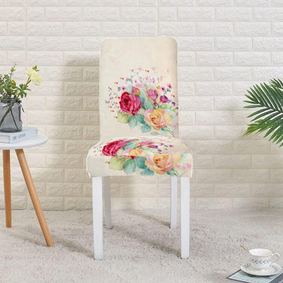 Stretchable Chair Covers, Rose Beige - Trendize