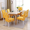 Stretchable Chair Covers, Yellow Diamond - Trendize
