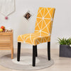 Stretchable Chair Covers, Yellow Diamond - Trendize