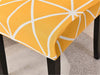 Stretchable Chair Covers, Yellow Diamond - Trendize