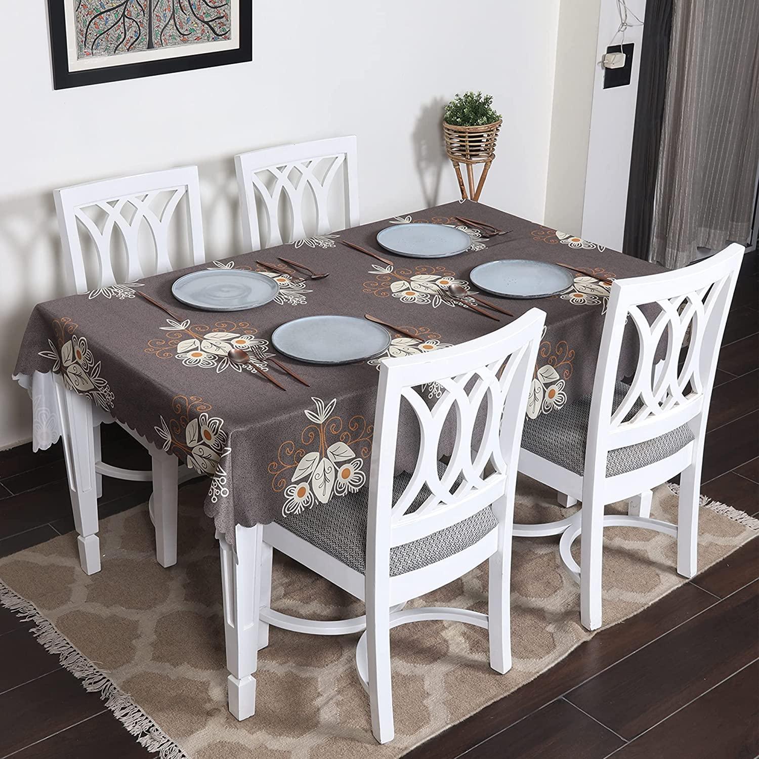 Trendize Premium Waterproof  Matching Table Cover - Beige Brocade