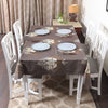 Trendize Premium Waterproof Matching Table Cover - Beige Brocade - Trendize