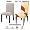 Stretchable Chair Covers, Abstract Multicolor