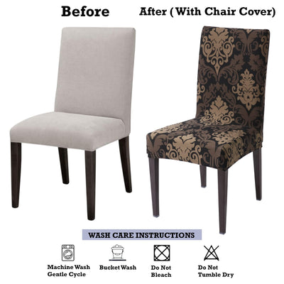 Stretchable Chair Covers, Royal Black