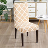 Stretchable Chair Covers, Diamond Beige