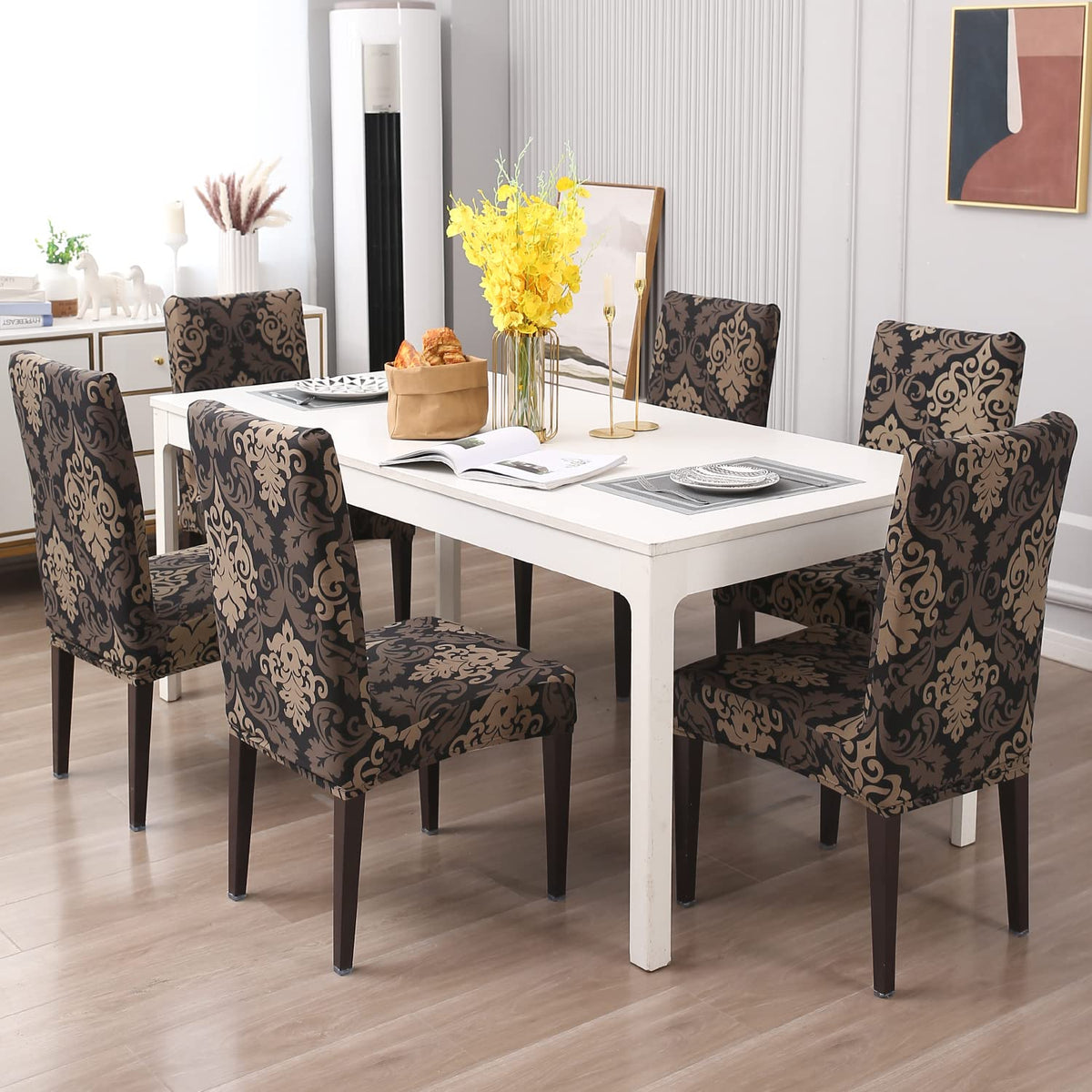 Stretchable Chair Covers, Royal Black