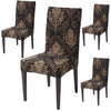 Stretchable Chair Covers, Royal Black