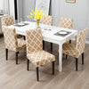 Stretchable Chair Covers, Diamond Beige