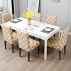 Stretchable Chair Covers, Diamond Beige