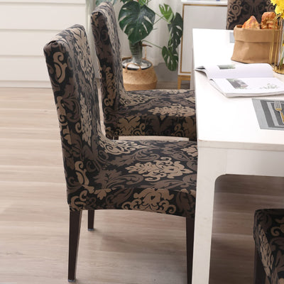Stretchable Chair Covers, Royal Black