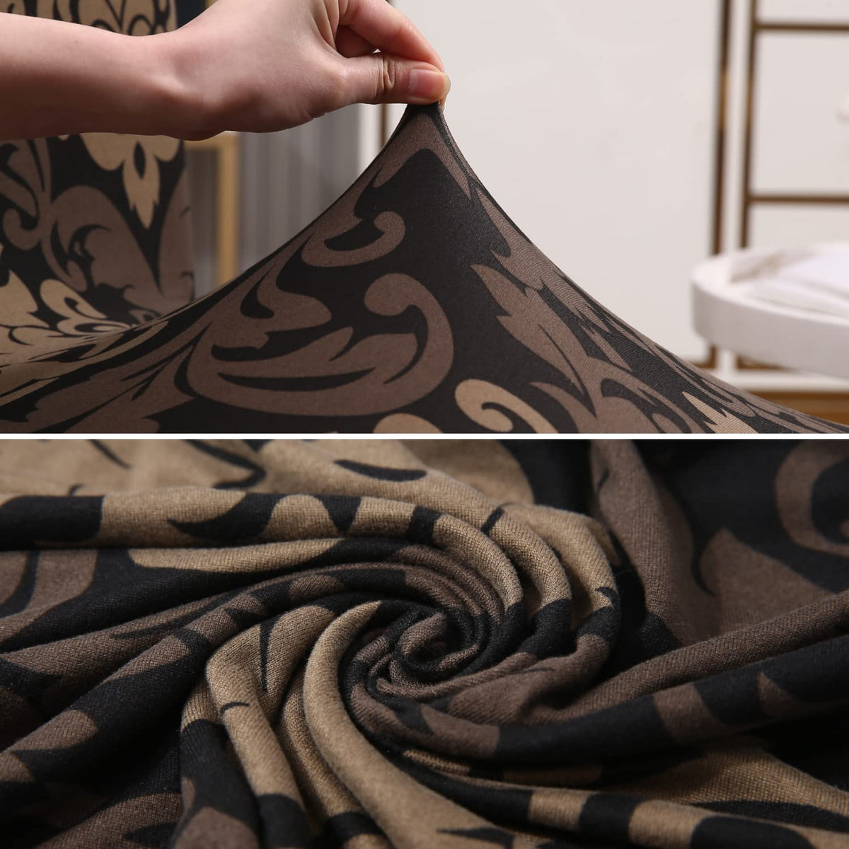 Stretchable Chair Covers, Royal Black