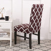 Stretchable Chair Covers, Diamond Brown