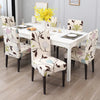 Stretchable Chair Covers, Blooming Beige - Trendize