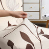 Stretchable Chair Covers, Blooming Beige - Trendize