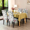 Stretchable Chair Covers, Branch White - Trendize