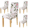 Stretchable Chair Covers, Branch White - Trendize