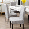 Stretchable Chair Covers, Casual Grey - Trendize