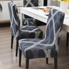 Stretchable Chair Covers, Convex Grey - Trendize