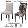 Stretchable Chair Covers, Decent Blue - Trendize
