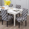 Stretchable Chair Covers, Diamond Grey - Trendize