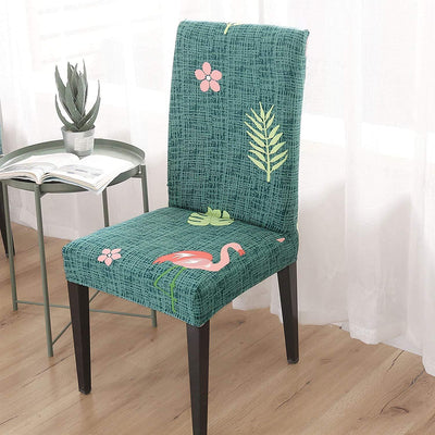 Stretchable Chair Covers, Flamingo Teal - Trendize