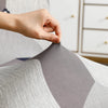 Stretchable Chair Covers, Geometric Grey - Trendize