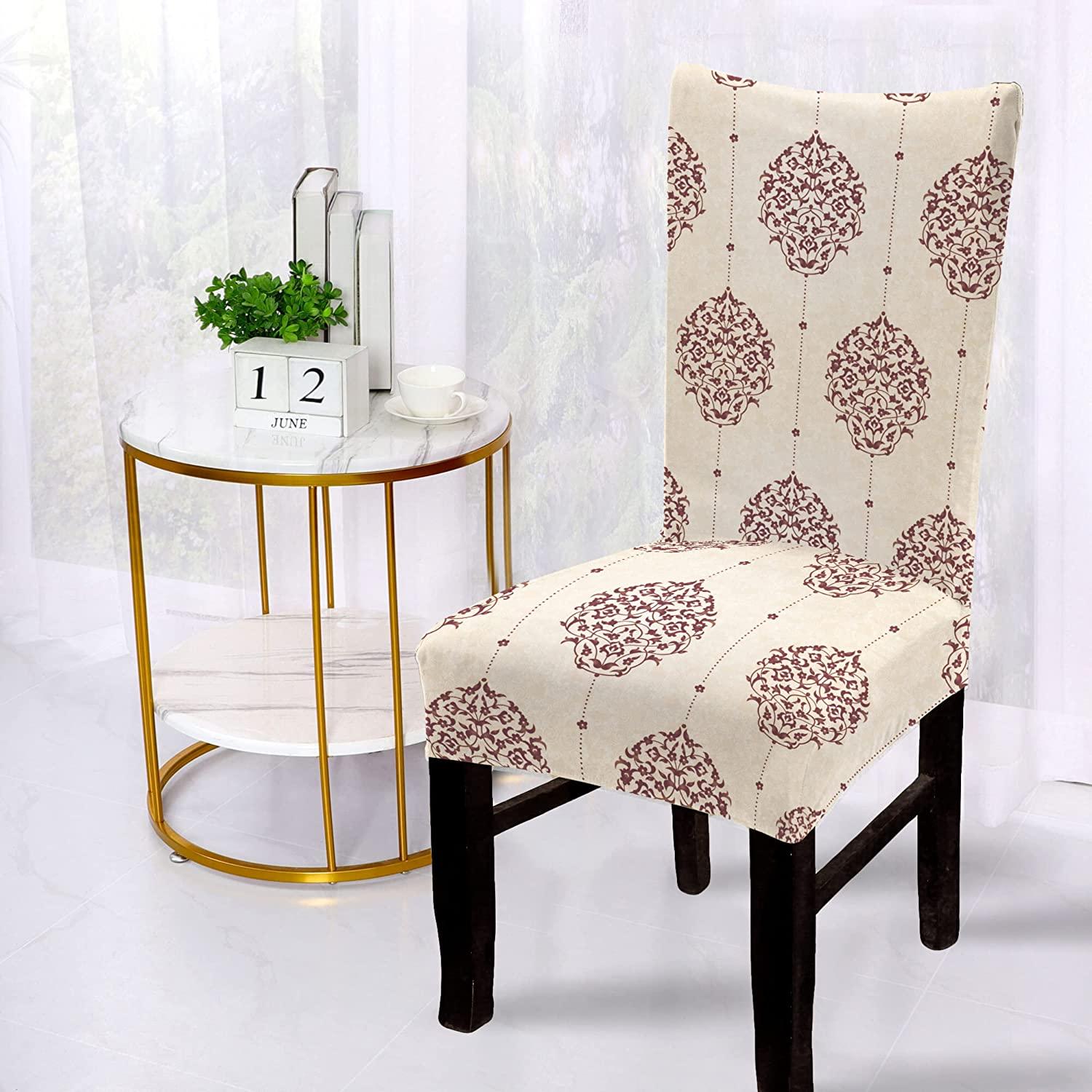 Stretchable Chair Covers, Luxury White