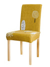 Stretchable Chair Covers, Mustard Leaf - Trendize