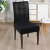 Stretchable Chair Covers, Plain Black - Trendize