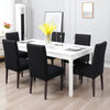 Stretchable Chair Covers, Plain Black - Trendize
