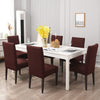 Stretchable Chair Covers, Plain Brown - Trendize