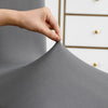 Stretchable Chair Covers, Plain Grey - Trendize