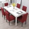 Stretchable Chair Covers, Plain Maroon - Trendize