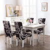 Stretchable Chair Covers, Premium Black - Trendize