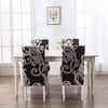 Stretchable Chair Covers, Premium Black - Trendize