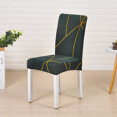 Stretchable Chair Covers, Prism Gold - Trendize