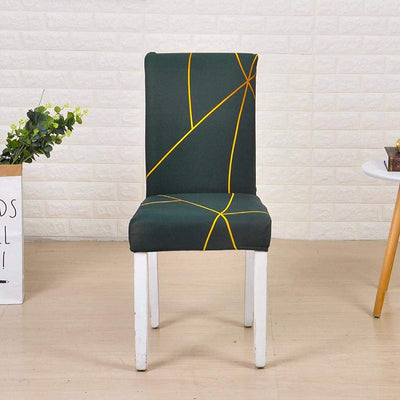 Stretchable Chair Covers, Prism Gold - Trendize