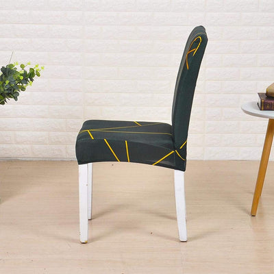 Stretchable Chair Covers, Prism Gold - Trendize