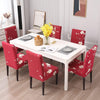 Stretchable Chair Covers, Red Flower - Trendize