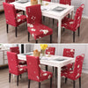 Stretchable Chair Covers, Red Flower - Trendize