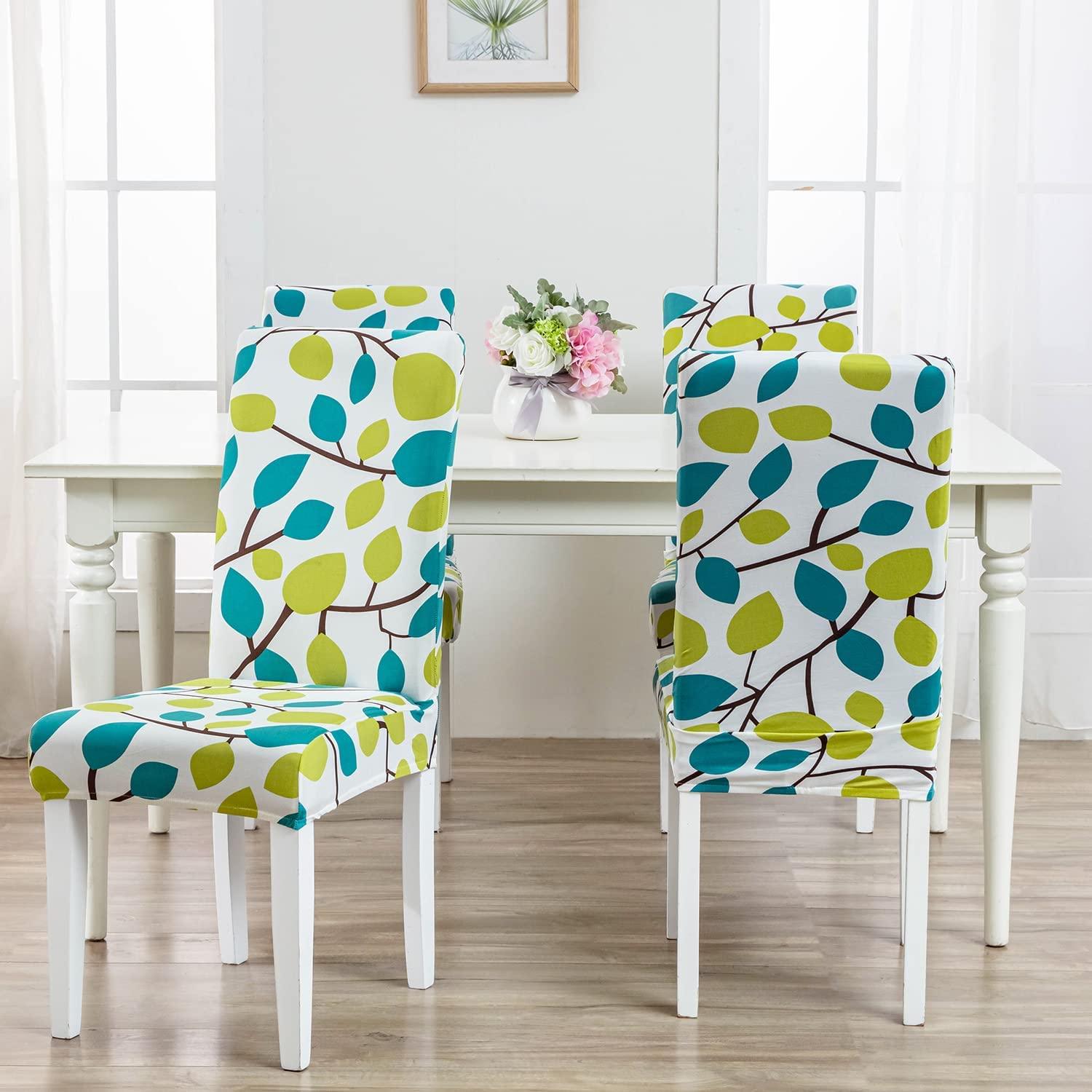 Stretchable Chair Covers, Subtle White - Trendize